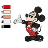 Mickey Mouse Embroidery 6